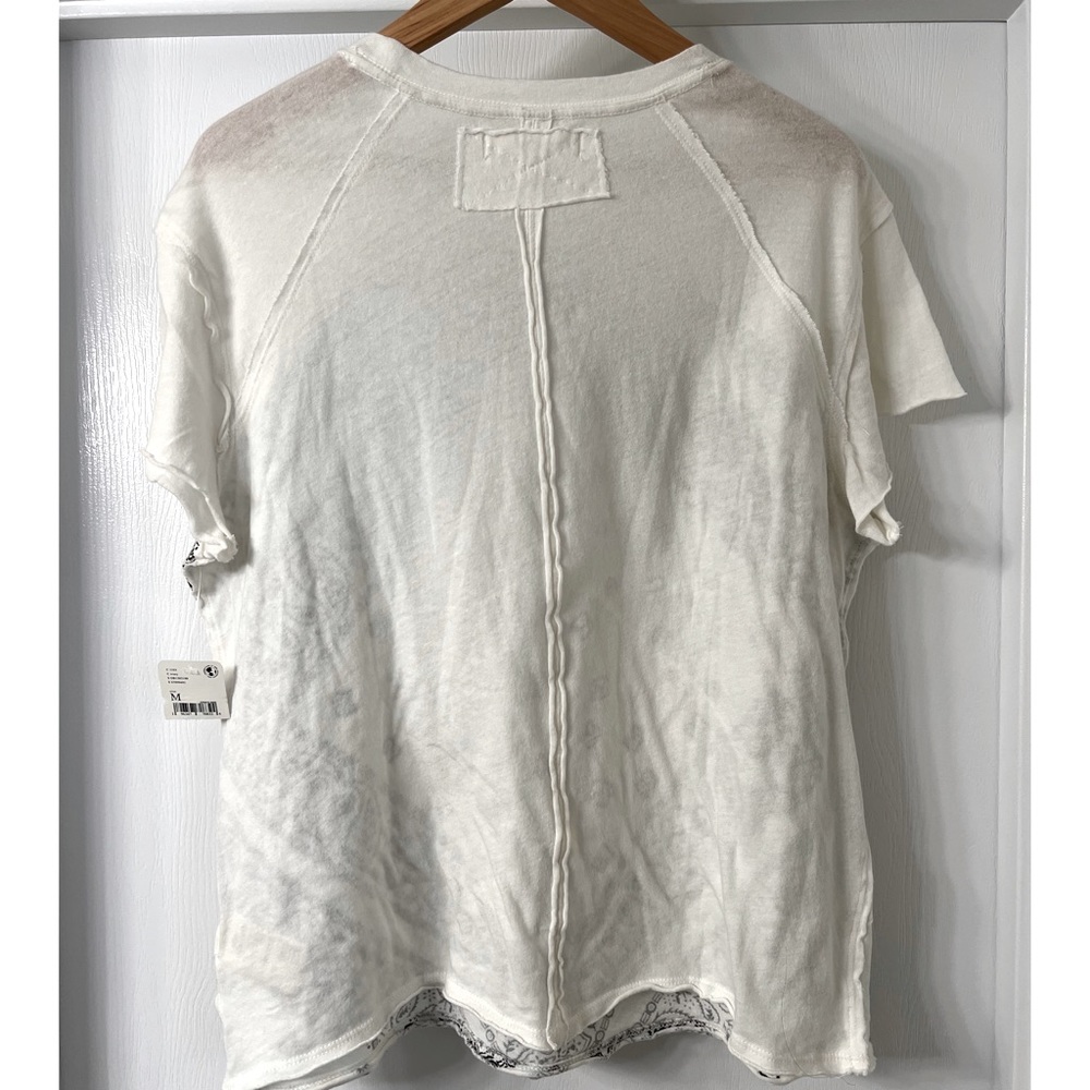 Free People Ivory Bandana Graphic Tee - Picture 12 of 13